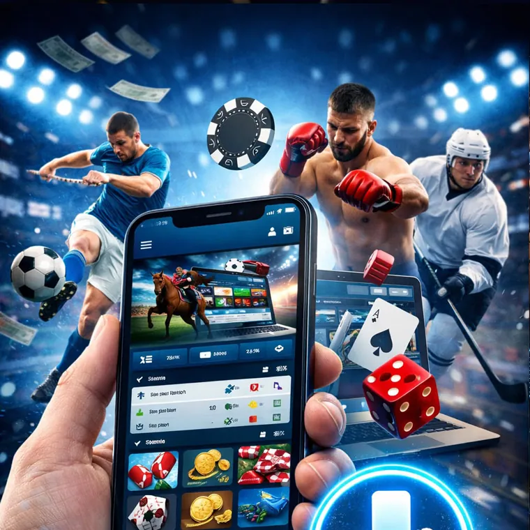 8k8 Online Casino mobile app interface on a smartphone, showing live football scores and betting options